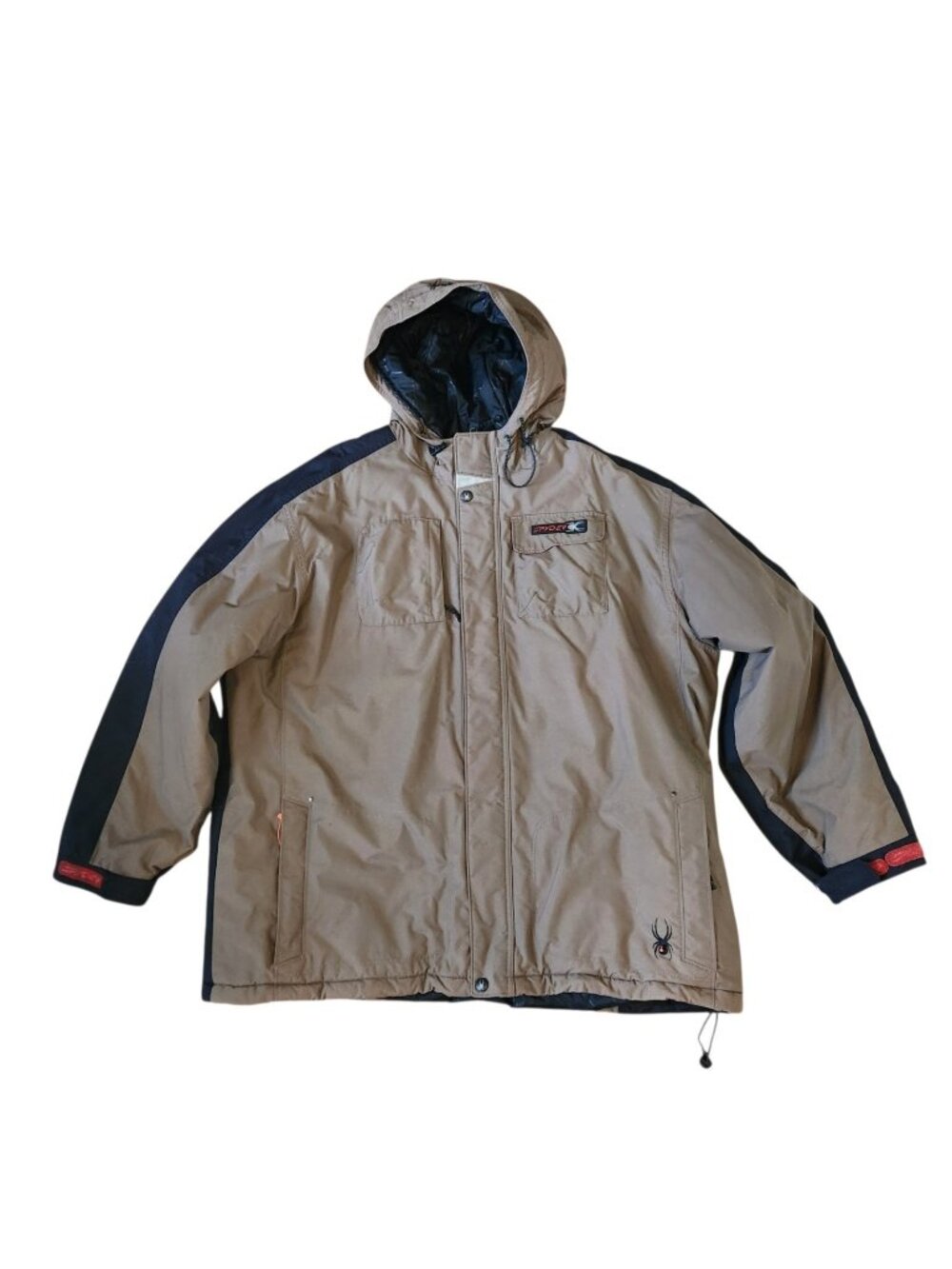 Spyder XSCAP XXXL Vintage Ski Snowboard Jacket Black Entrant GII